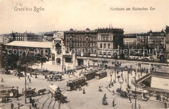BERLIN CITY Hochbahn am Halleschen Tor