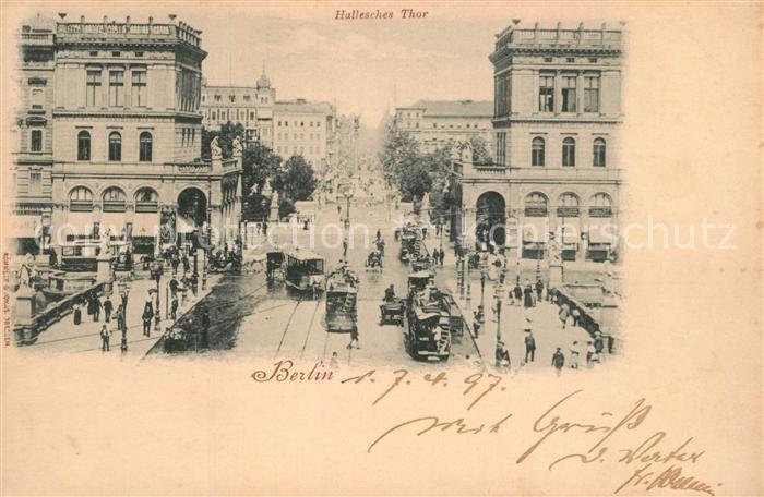 BERLIN CITY Hochbahn am Halleschen Tor
