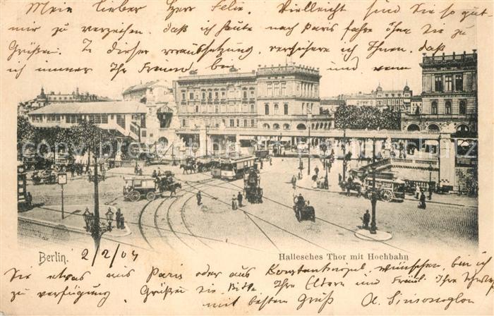 BERLIN CITY Hochbahn am Halleschen Tor
