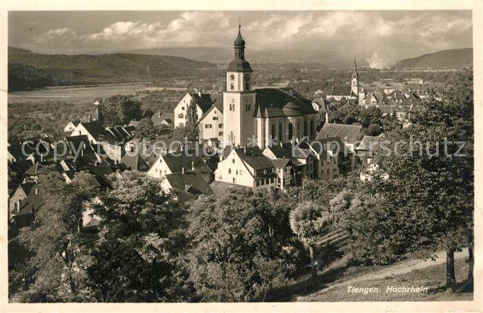 Tiengen Waldshut Panorama Kirche