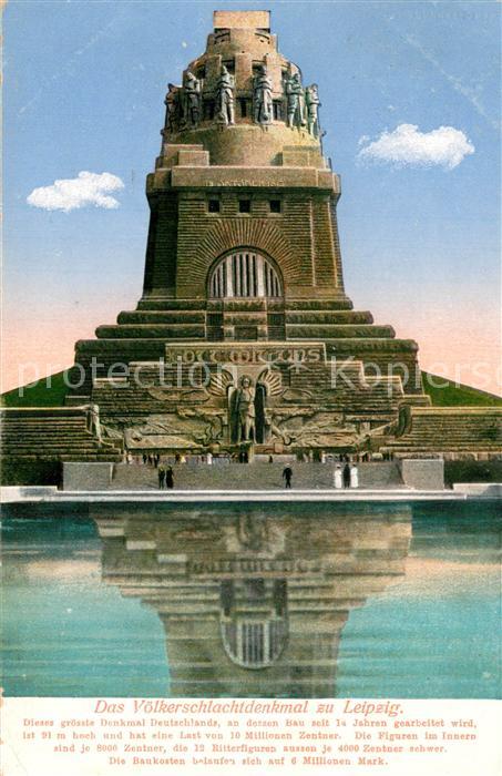 LEIPZIG Sachsen Voelkerschlachtdenkmal