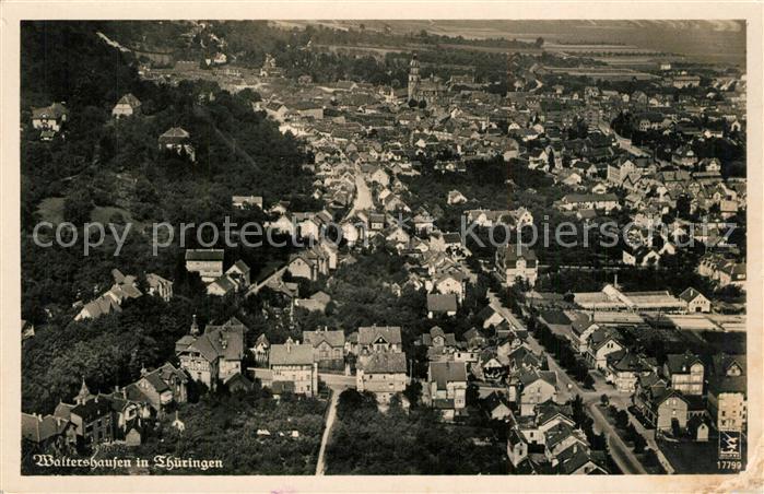 Waltershausen Gotha Fliegeraufnahme