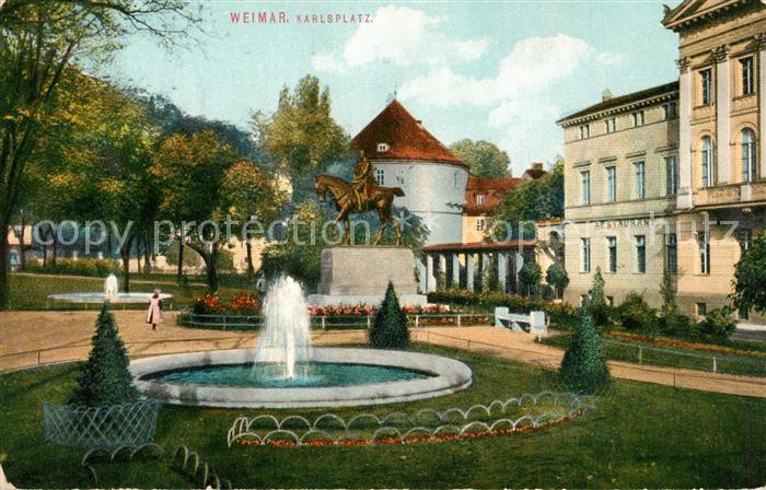 Weimar Thueringen Karlsplatz