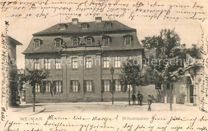 Weimar Thueringen Wittumspalais