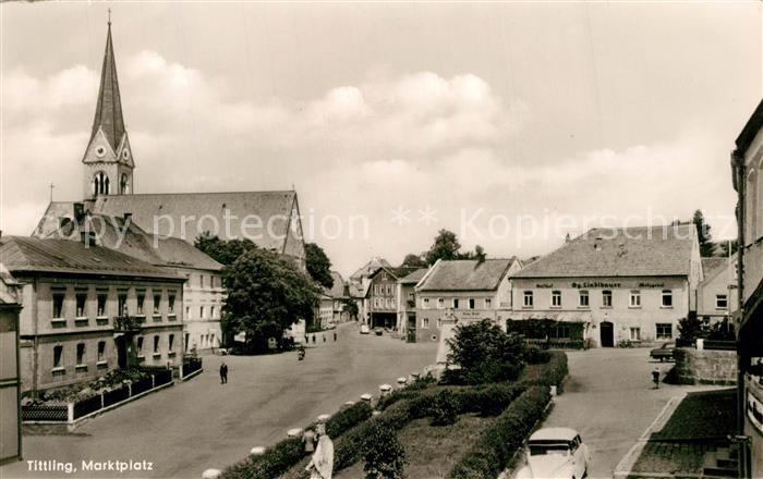 Tittling Marktplatz Kirche