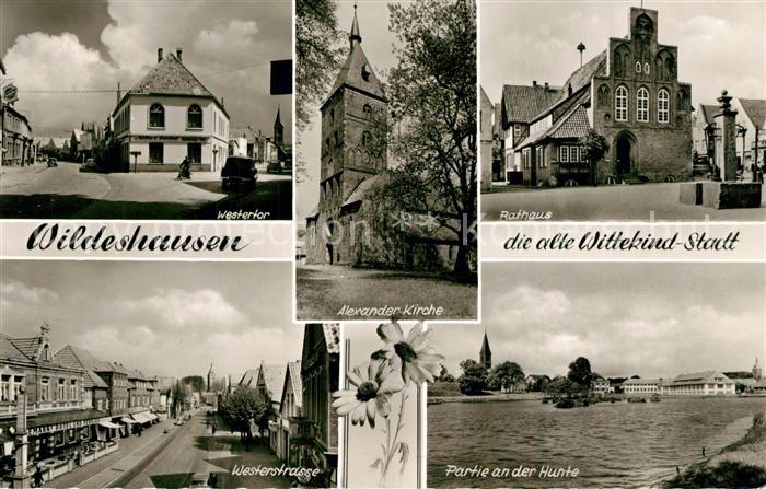 Wildeshausen Westertor Alexander Kirche Rathaus Westerstr Huntepartie