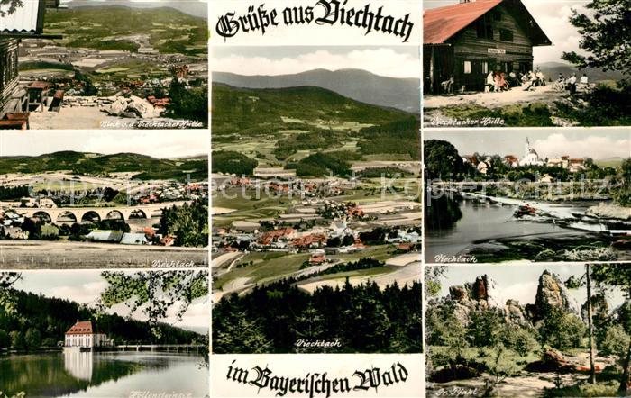 Viechtach Bayerischer Wald Teilansichten Viechtacher Huette Hoellensteinsee Gr P
