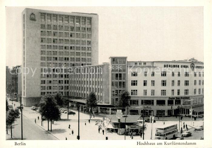 BERLIN  CITY Hochhaus am Kurfuerstendamm