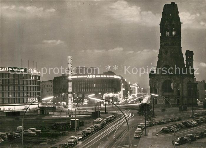 BERLIN  CITY Kaiser Wilhelm Gedaechtniskirche