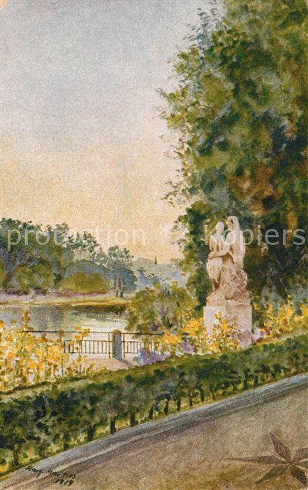 Charlottenburg Gartendenkmal Kuno Fischer Platz Kuenstlerkarte