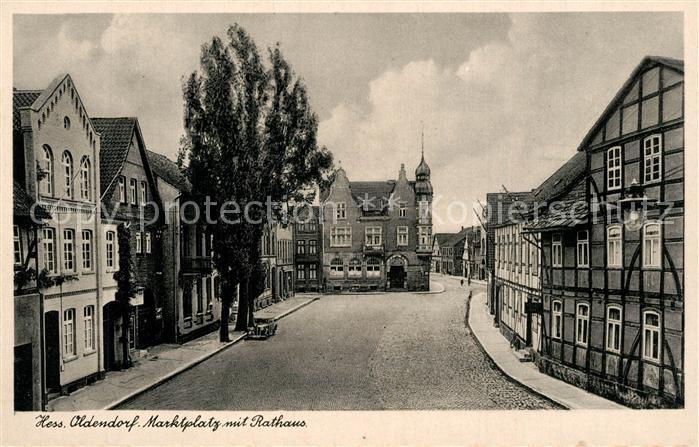 Hessisch Oldendorf Marktplatz Rathaus