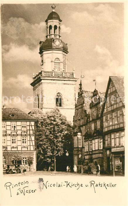 Rinteln Weser Niedersachsen Nicolai Kirche Ratskeller