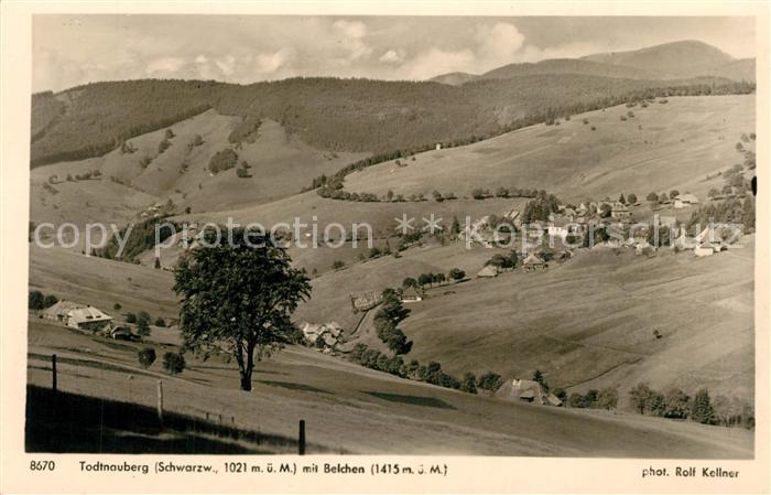 Todtnauberg Schwarzwald BW Panorama Belchen
