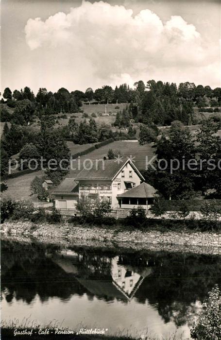 St Blasien Gasthof Cafe Pension Huettlebueck