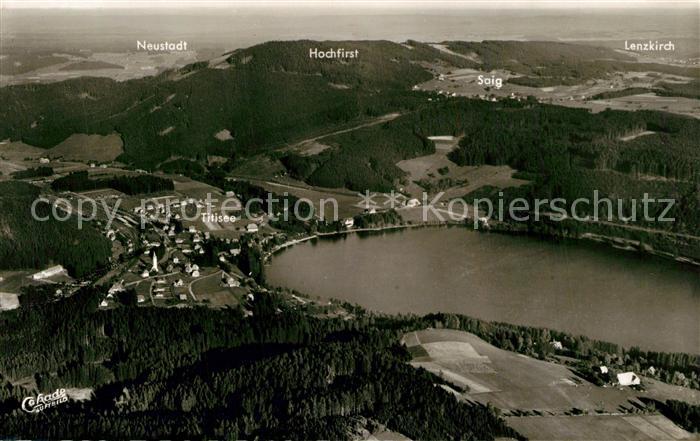 TITISEE Schwarzwald BW Fliegeraufnahme Neustat Hochfirst Lenzkirch