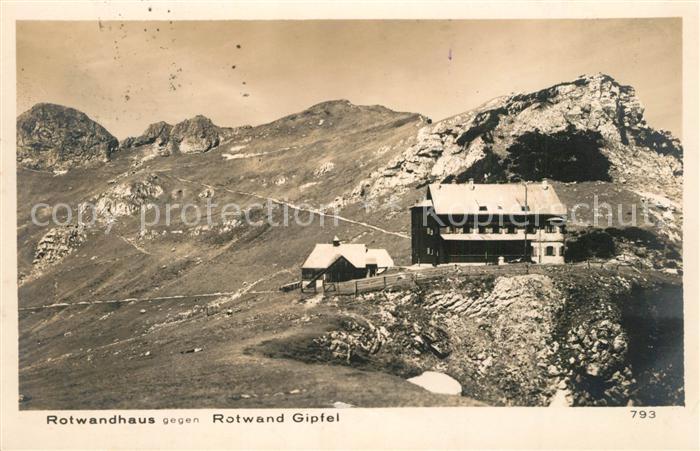 Rotwandhaus Rotwand Gipfel