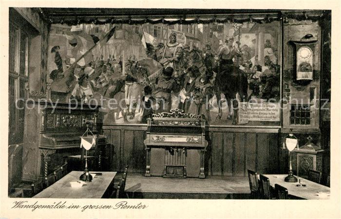 Charlottenburg Wandgemaelde im grossen Remter