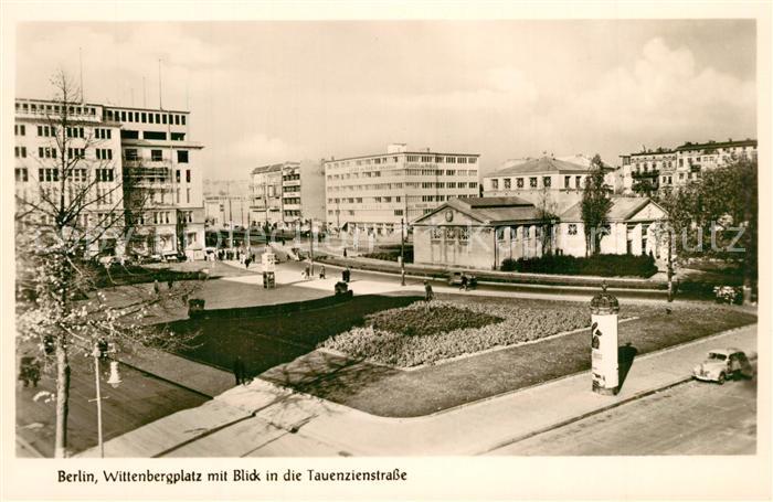 BERLIN  CITY Wittenbergplatz Blick Tauentzienstrasse KaDeWe Philipshaus