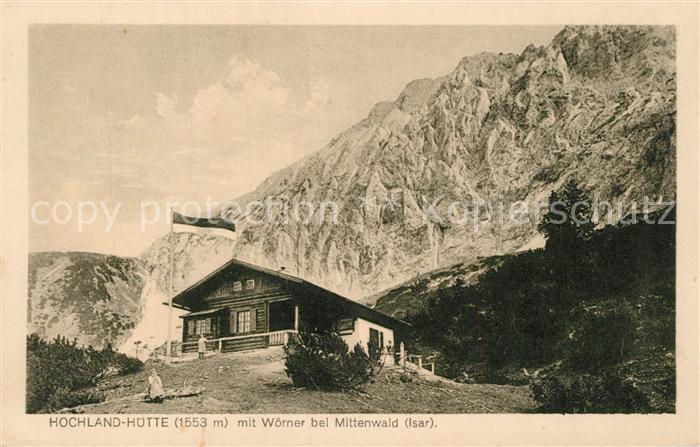 Hochlandhuette Woerner Panorama