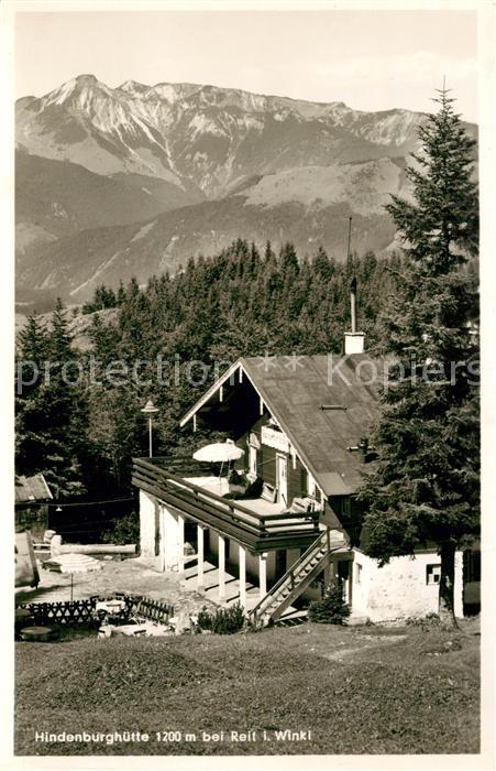 Reit Winkl Hindenburghuette Alpengasthof Pension
