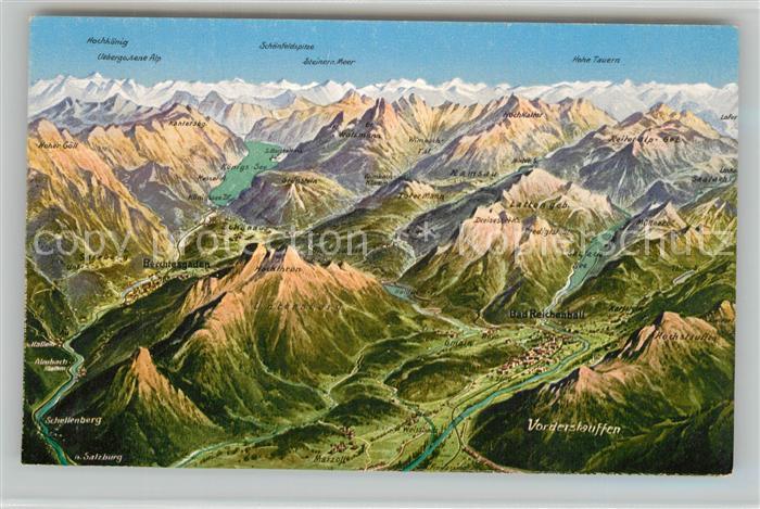 Bad Reichenhall Panoramakarte