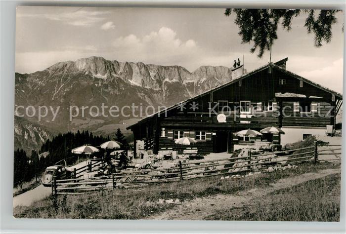 BERCHTESGADEN Bayern Rossfeld Skihuette