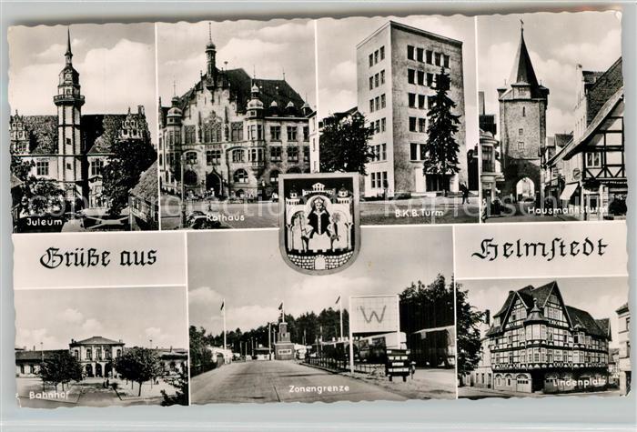 Helmstedt Niedersachsen Juleum Rathaus BKB Turm Hausmannsturm Bahnhof