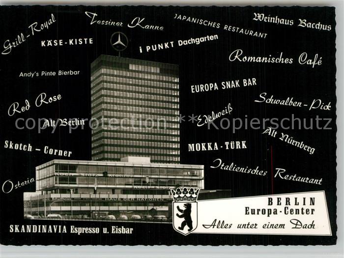 BERLIN  CITY Europa Center Haus der Nationen