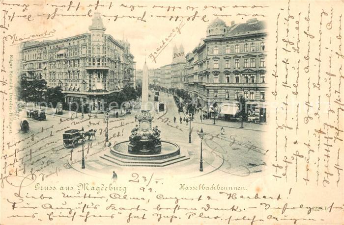 MAGDEBURG  CITY Hasselbachbrunnen