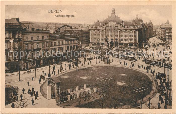BERLIN  CITY Alexanderplatz Strassenbahn