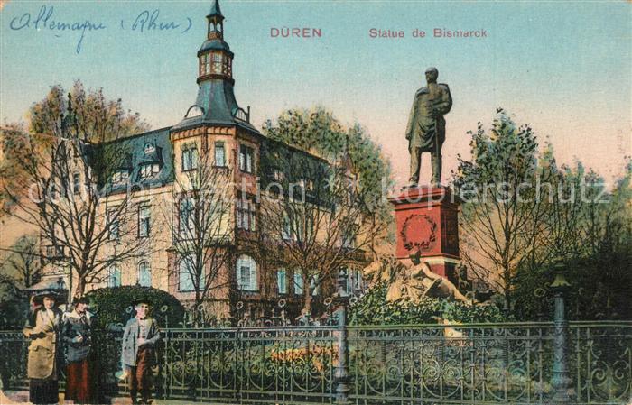 D?ren Rheinland Statue de Bismarck