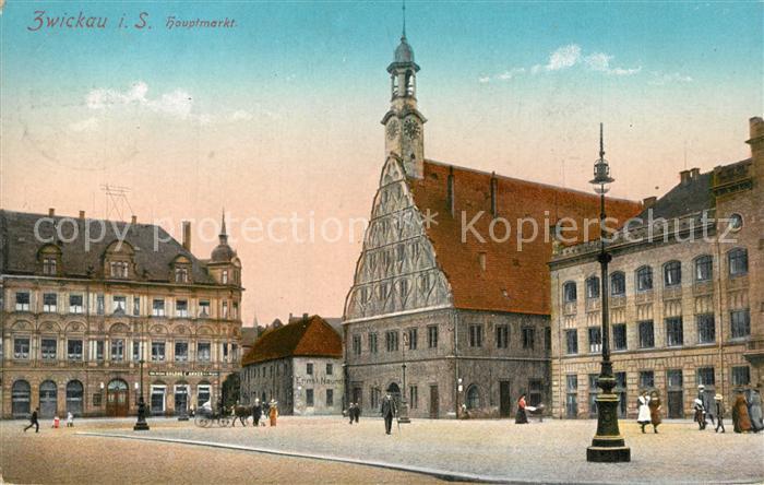 Zwickau Sachsen Hauptmarkt