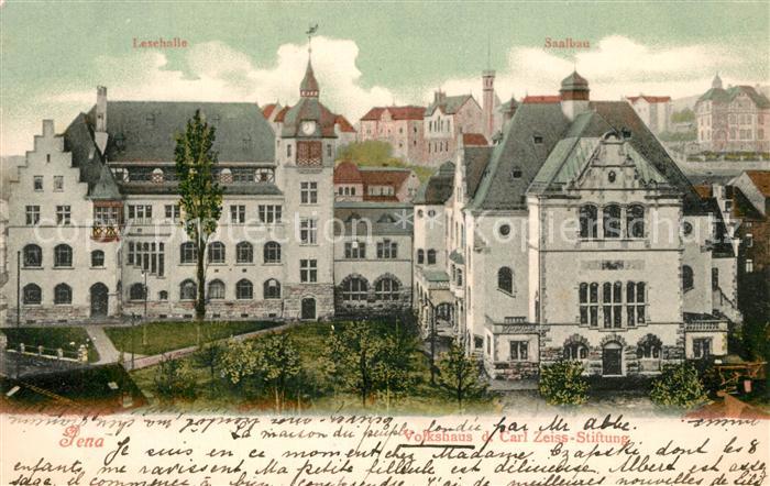 Jena Th?ringen Volkshaus der Carl Zeiss Stiftung