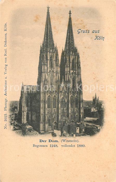 K?ln Rhein Dom Westseite