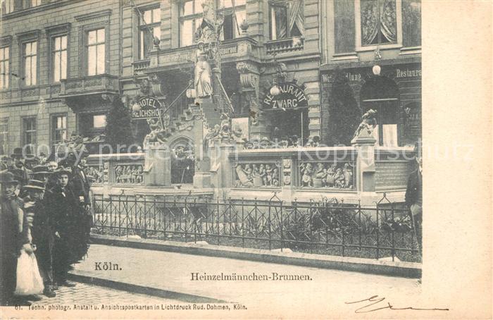 K?ln Rhein Heinzelm?nnchen Brunnen
