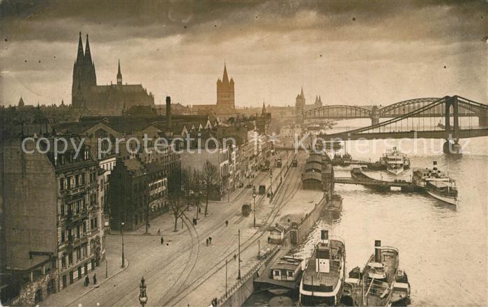 K?ln Rhein Rheinpartie