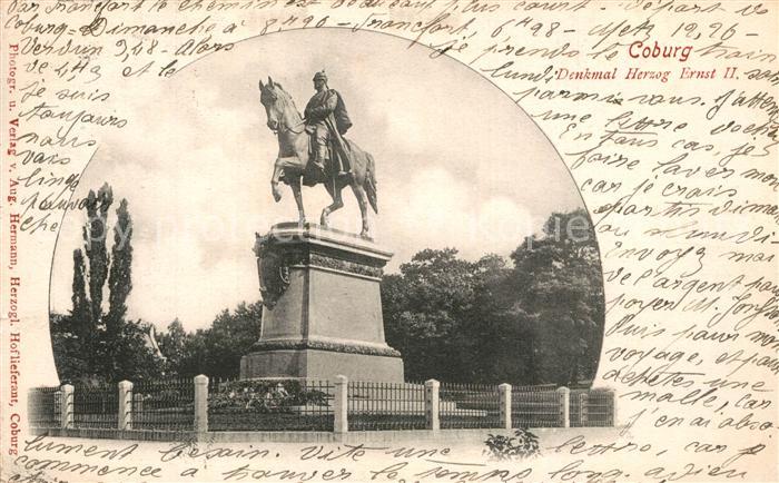 Coburg Bayern Denkmal Herzog Ernst 2.