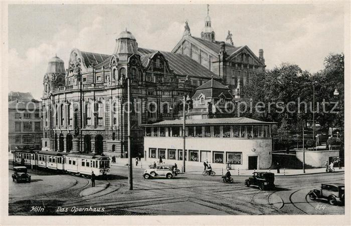 K?ln Rhein Opernhaus Strassenbahn