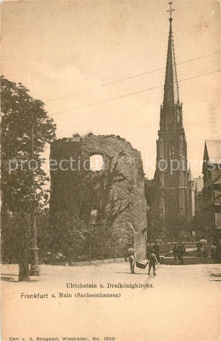 Frankfurt Main Ulrichstein udn Dreik?nigkirche