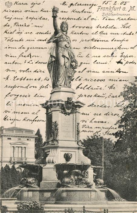 Frankfurt Main Sch?tzenbrunnen