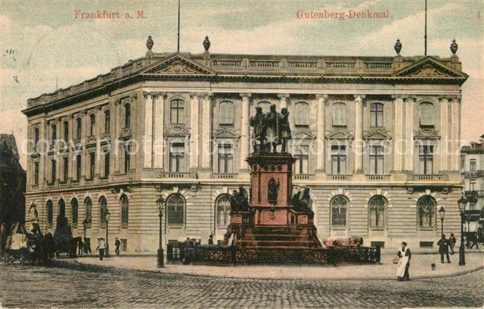 Frankfurt Main Gutenberg-Denkmal