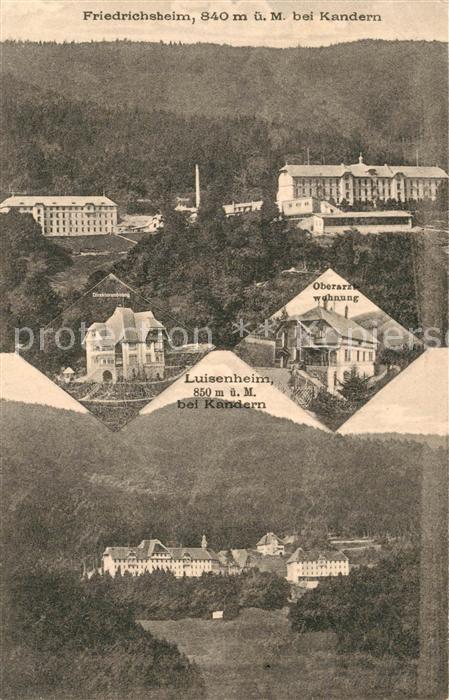 Friedrichsheim Rehaklinik Malsburg-Marzell Kandern BW Luisenheim