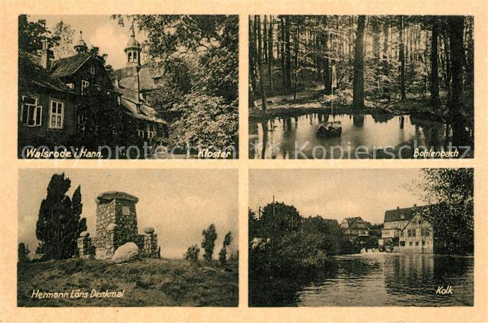 Walsrode L?neburger Heide Kloster Bohlenback Kolk Hermann L?ns Denkmal