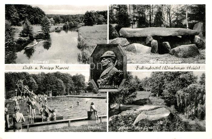 Fallingbostel B?hmetal Siebensteinh?user Hermann-L?ns-Grab Freibad