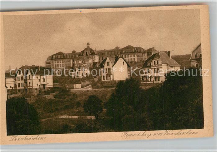 Saarbr?cken Reppertsberg mit Krankenhaus