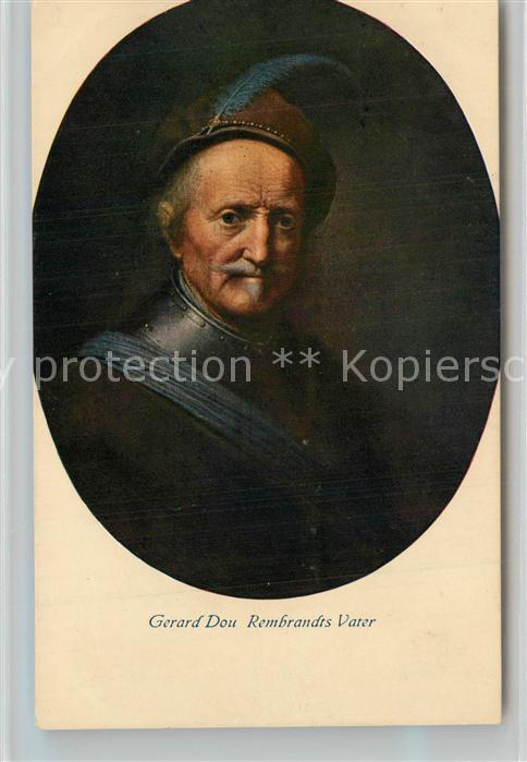 Cassel Kassel K?nigliche Gem?ldegalerie Portrait Gerard Dou Rembrandts Vater