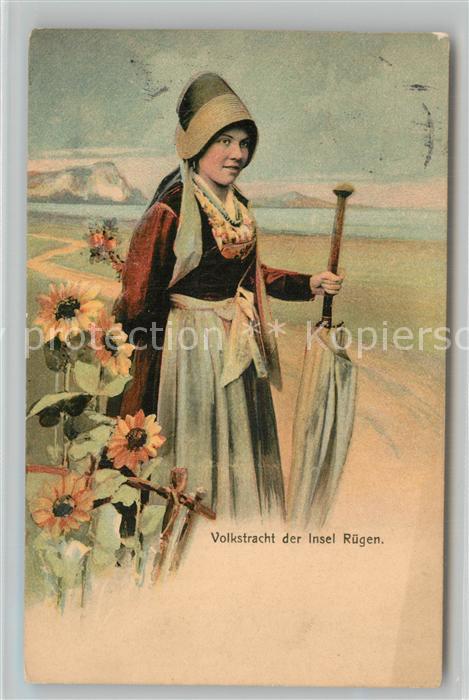 Bergen R?gen Volkstracht der Insel R?gen