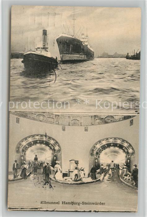 HAMBURG  CITY Steinw?rder Elbtunnel