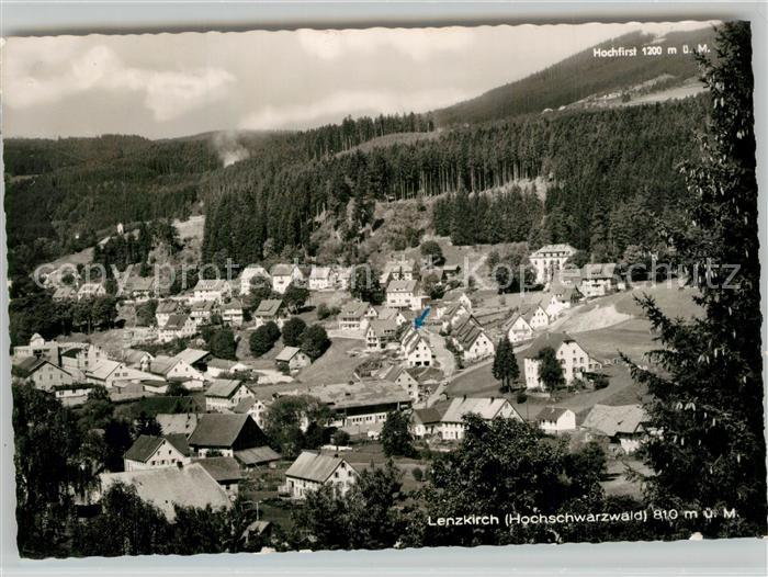 Lenzkirch Hochschwarzwald BW mit Hochfirst