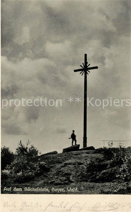 Buechelstein Bayerischer Wald Gipfelkreuz